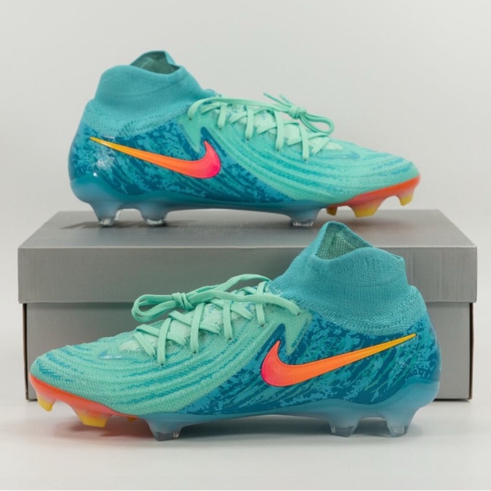Nike Phantom Luna 2 Elite LV8 FG Vortex Pack FJ2571-300 Soccer Cleats M9.5/W11